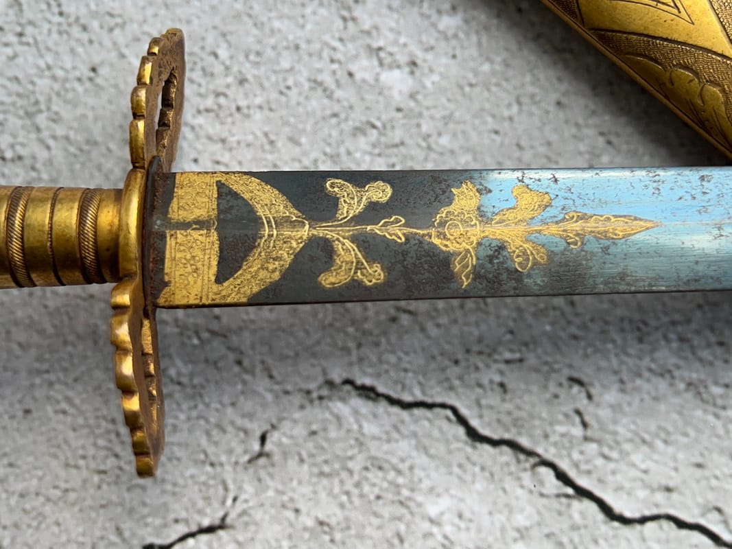 Английский военно-морской кортик 1800-х годов