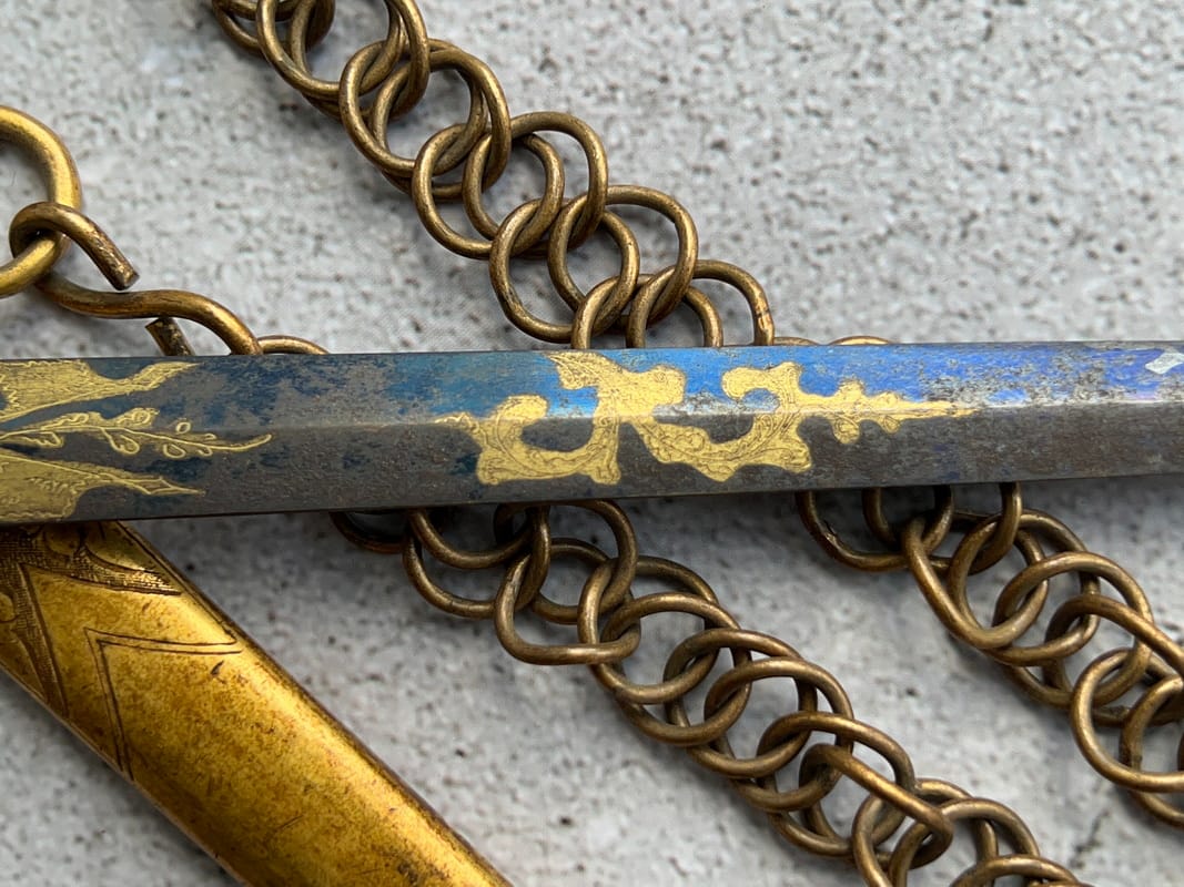 Английский военно-морской кортик 1800-х годов