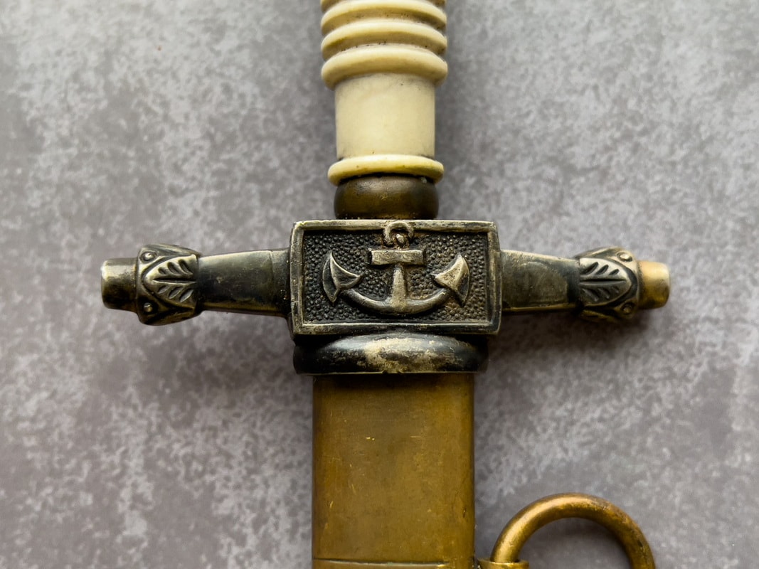 Голландский кортик для кадетов и мичманов образца 1888 года, производитель Hörster Solingen