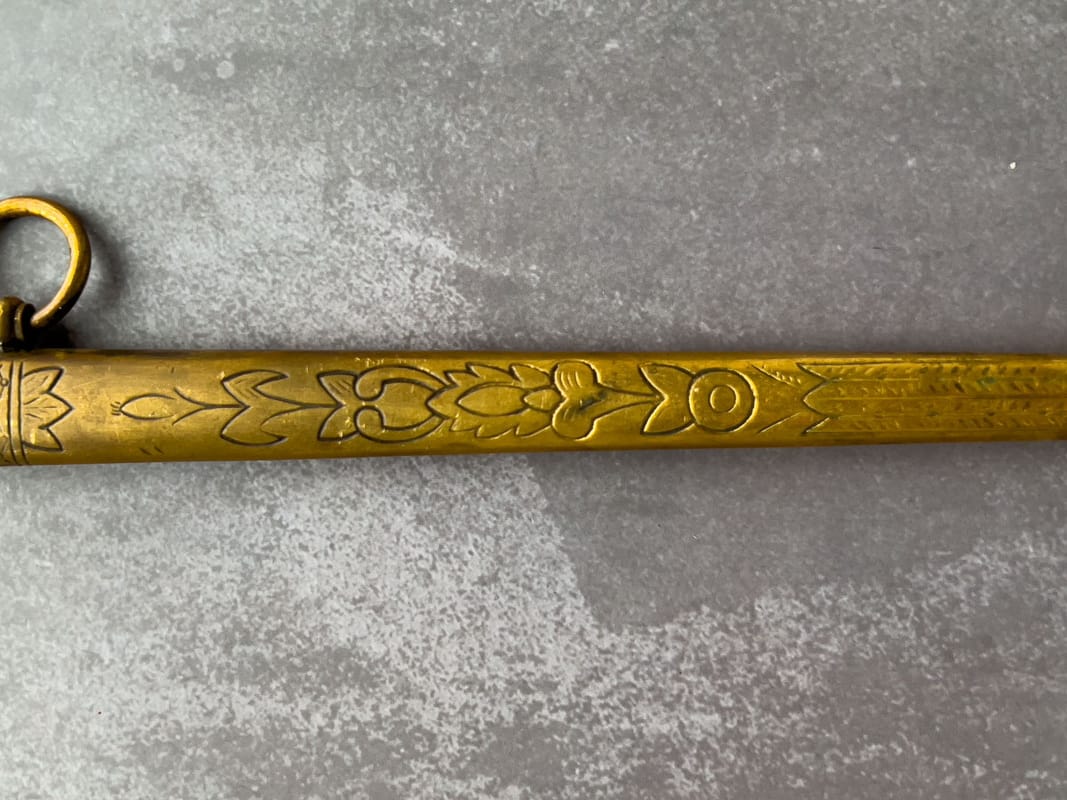 Голландский кортик для кадетов и мичманов образца 1888 года, производитель Hörster Solingen