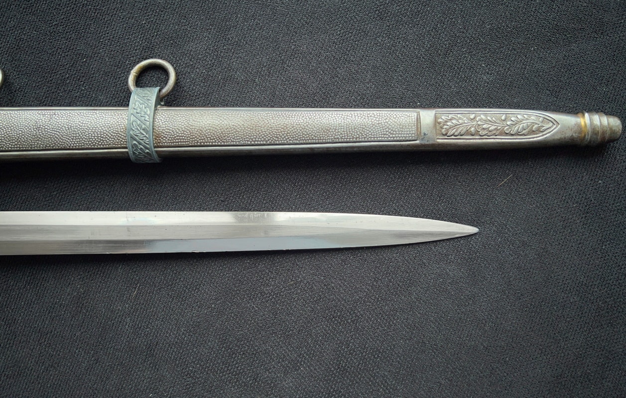 Кортик Люфтваффе образца 1937 года, производитель Carl Julius Krebs. Третий Рейх.