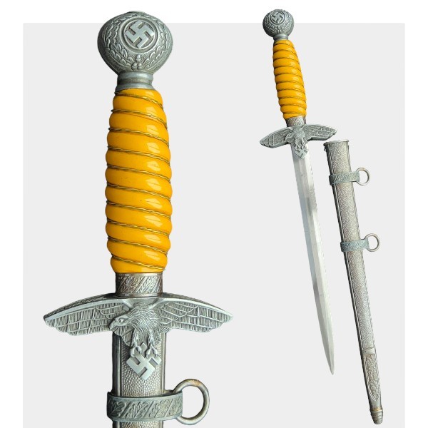 Кортик Люфтваффе образца 1937 года, производитель Carl Julius Krebs. Третий Рейх.