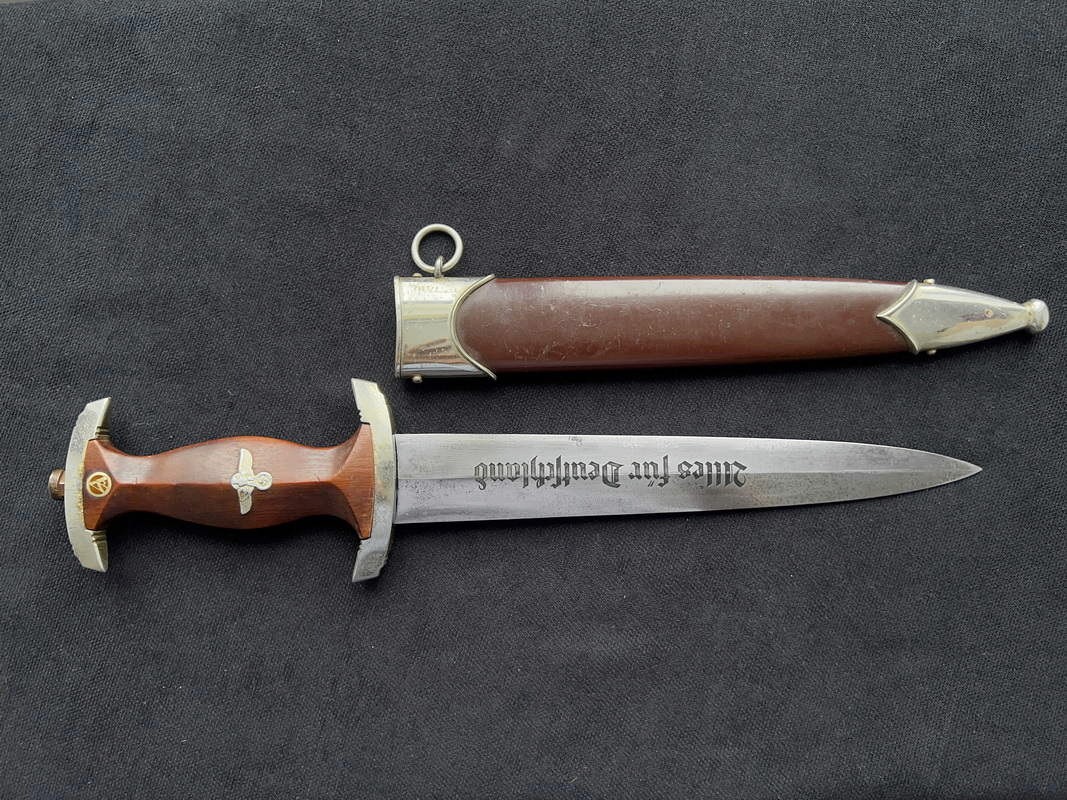 Кортик штурмовых отрядов SA, поздний образец 1939 года. Третий рейх.