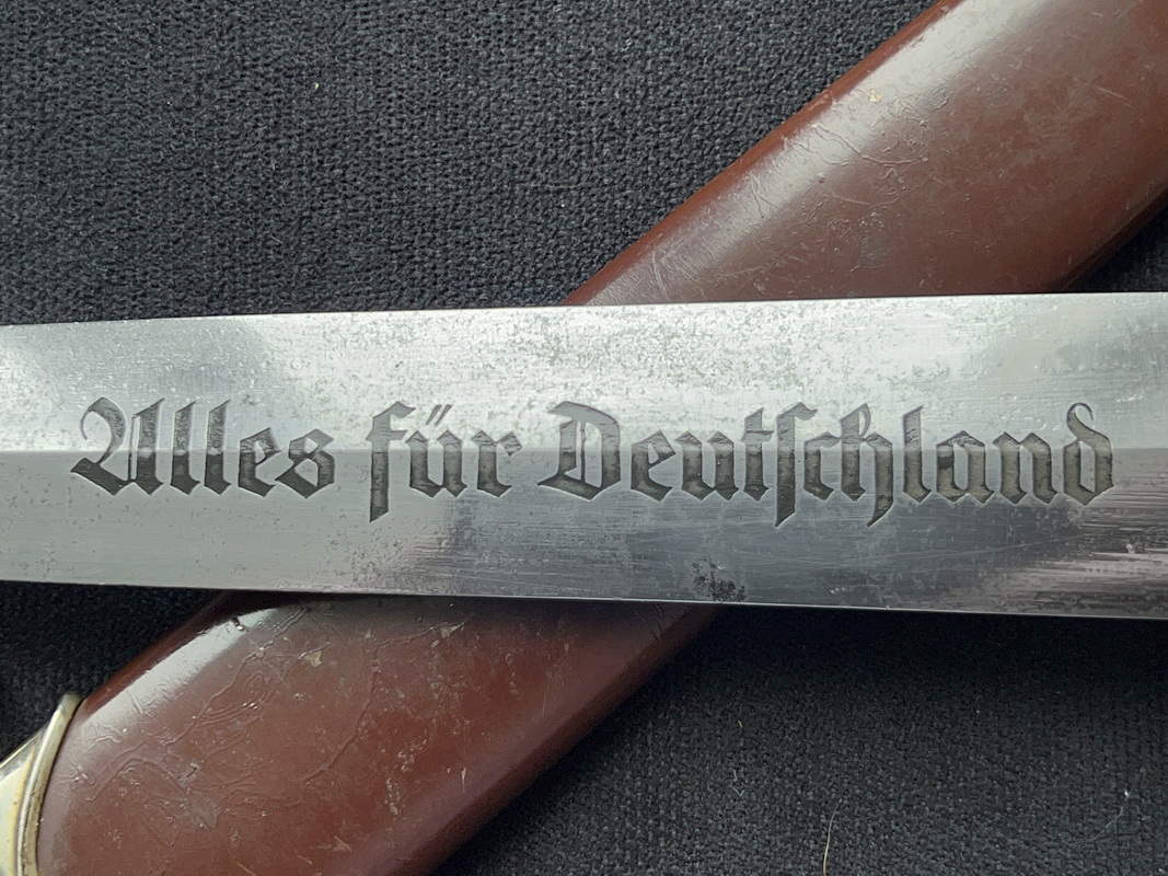 Кортик штурмовых отрядов SA, поздний образец 1939 года. Третий рейх.