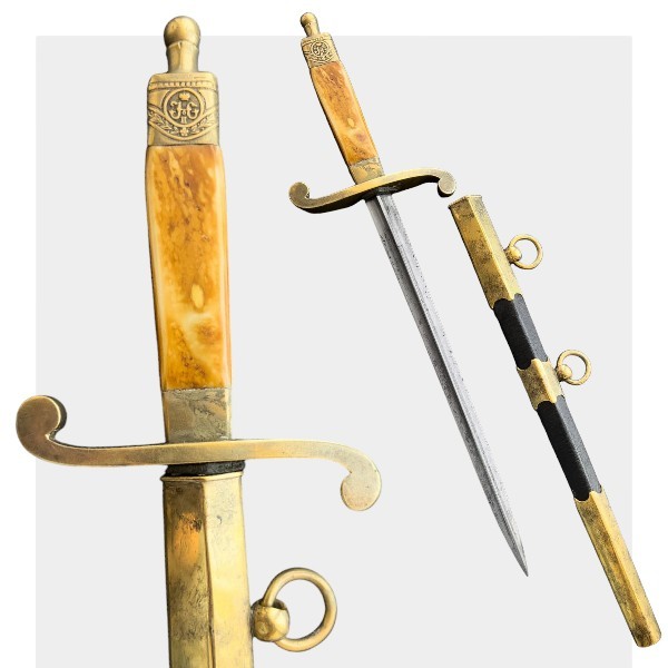 Российский офицерский морской кортик Н2 ЦАР образца 1803/1914 годов