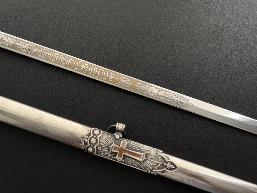 Меч Лицарів Колумба, церемоніальний, XX століття