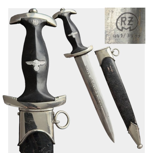 Немецкий кинжал CC образца 1933 года RZM 941/39 SS
