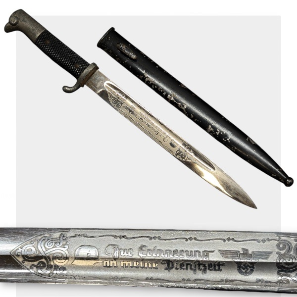 Парадный штык-нож K98 «На Память о Службе» (Emil Voos Solingen)
