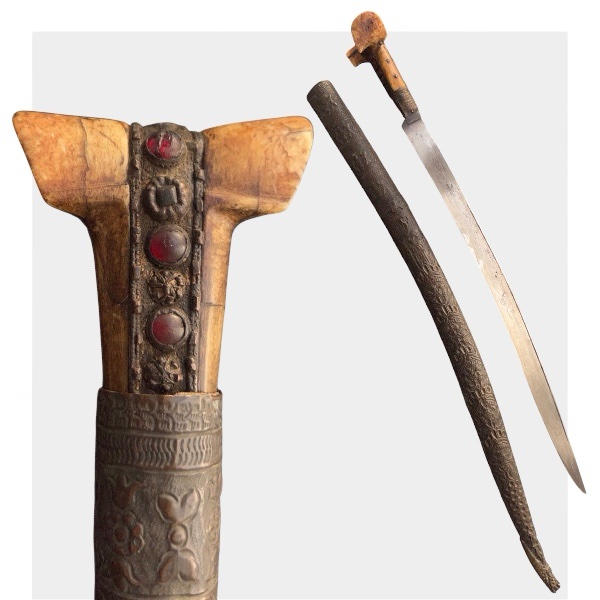 Османский Ятаган с Подписью Мастера Ахмета и Датой 1863 года